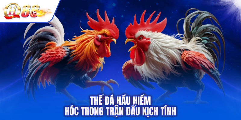 Thế đá hầu hiểm hóc trong trận đấu kịch tính